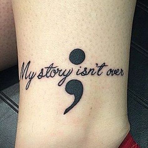 Unique Tattoos For Women, Awareness Tattoo, Health Tattoo, Semicolon Tattoo, Inspiration Tattoos, Selfie Photography, Dream Tattoos, Tattoo Trends, With Meaning