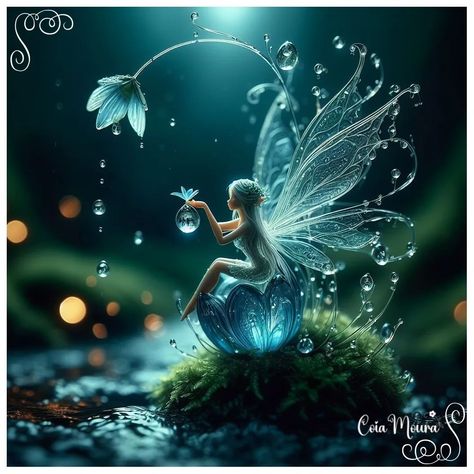 Fantasy Fairies, Faery Art, Pixie Fairy, Pixies Fairies, Fairy Pictures, Diy Canvas Wall Art, Ange Demon, Love Fairy, Fairies Elves