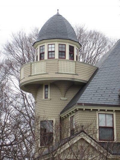 Lighthouse House, Turret Room, Widows Walk, Book Tower, Lookout Tower, Tower House, Architectural Features, House Architecture Design, Architectural Elements