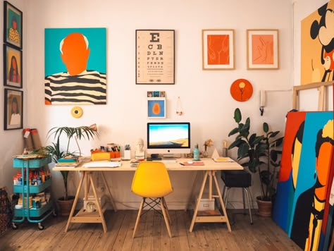 Charlotte Ager, Design Studio Workspace, Art Studio Room, Art Studio At Home, Workspace Inspiration, Top Ideas, Studio Room, Workspace Design, Home Office Setup