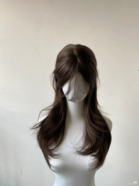 Pretty Hair Cuts, High Fashion Hair, Haircuts For Long Hair With Layers, Korean Hair Color, Hair Style Korea, Brown Hair Inspo, Hair Inspiration Long, Layered Haircuts For Medium Hair, Haircuts For Medium Hair