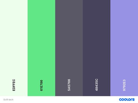 Scifi tech Scifi Color Pallete, Color Pallete, Color Pallets, Sci Fi, Color