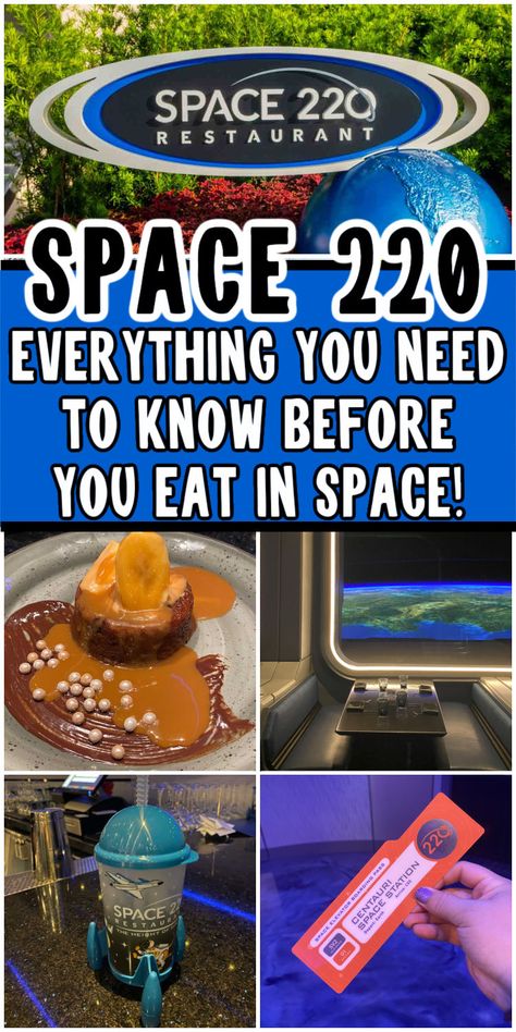 Epcot's Space 220 restaurant review and tips! Photos and videos of the food and experience too! Epcot Restaurants, Best Disney Restaurants, Packing List For Disney, Disney World Vacation Planning, Disney 2024, Disney World Characters, Disney World Restaurants, Epcot Food, Disney Restaurants