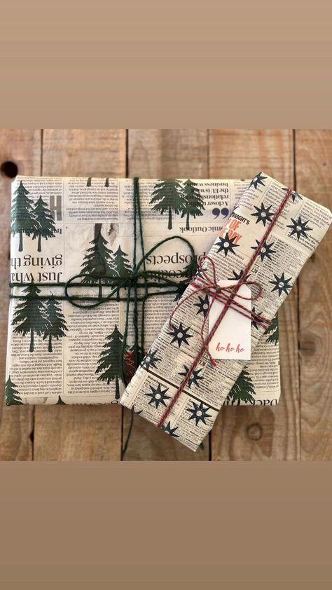 The English Stamp Company (@englishstamp) • Instagram photos and videos English Stamp Company, Newspaper Wrapping, Abstract Star, Eco Friendly Christmas, Reduce Reuse Recycle, Old Newspaper, Bakers Twine, Reduce Reuse, Reuse Recycle