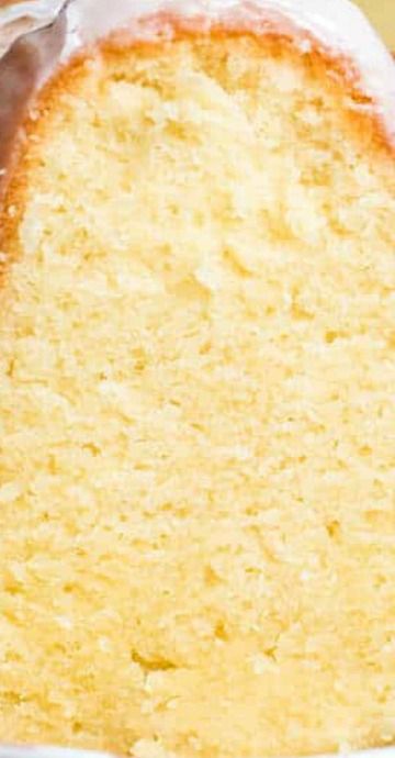 Five Flavor Pound Cake  #cake #dessert #poundcake #fiveflavors #coconut #rum #lemon #butter #vanilla #bundtcake 5 Flavor Pound Cake, Five Flavor Pound Cake, Pond Cake, Lemon Cakes, Savory Cakes, Diy Easy Recipes, Lemon Flavor, Dairy Free Dessert, Bundt Cakes