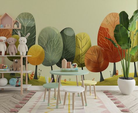 This Wallpaper item by WallPaperAvenueCo has 5 favorites from Etsy shoppers. Ships from Latvia. Listed on May 8, 2024 Tree Mural Classroom, Kids Bedroom Trees, Preschool Wall Painting Ideas, Jessie Tree, Trees Mural, Trees Wall Mural, Church Mural, Peel And Stick Wall Decor, Nature Mural