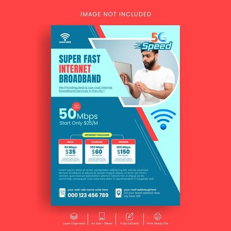 Internet Poster Design, Internet Services Poster, Safer Internet Day Posters, Cctv Flyer Design, Wifi Poster Design, Online Security Poster, Broadband Internet, Poster Template Design, Internet Technology