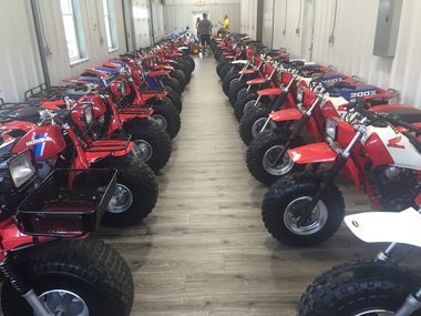 WORLD'S LARGEST ATV COLLECTION | ATV Rider Honda Trike, 3 Wheeler, Freightliner Trucks, Drift Trike, Motorcycle Dirt Bike, Honda Bikes, 4 Wheeler, Atv Quads, Honda Motorcycles