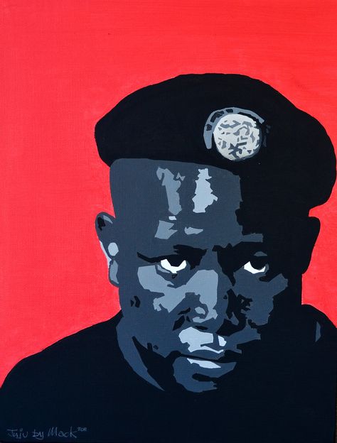 Portrait of Julius Malema by David Mack. Acrylic on canvas Julius Malema, David Mack, Male Art, Artist Names, Acrylic On Canvas, Female Art, Digital Painting, Historical Figures, Photographer