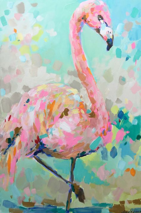 C Brooke Ring, Painting Flamingo, Southern Artist, Flamingo Painting, Room Prints, Flamingo Art, Party Animals, Paris Art, Flamingo Print