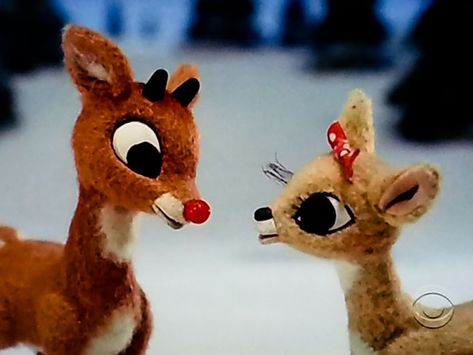 Rudolph And Clarice, Claymation Christmas, Xmas Drawing, Rudolph Red Nosed Reindeer, Red Nose Reindeer, Christmas Post, Warm Christmas, Christmas Wonderland, Rudolph The Red