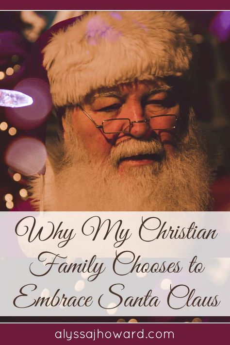 As Christians, we often struggle with how to handle Santa Claus with our young children but perhaps our problem isn't really about Santa at all. It's about the heart. What are we really celebrating - Jesus or Santa? Jesus And Santa Meaning Of Christmas, Explaining Santa Is Not Real, Explaining Santa, How To Tell Kids Santa Isnt Real, Santa Bowing To Baby Jesus, Santa Real, Christmas Articles, Santa Photos, Christian Resources