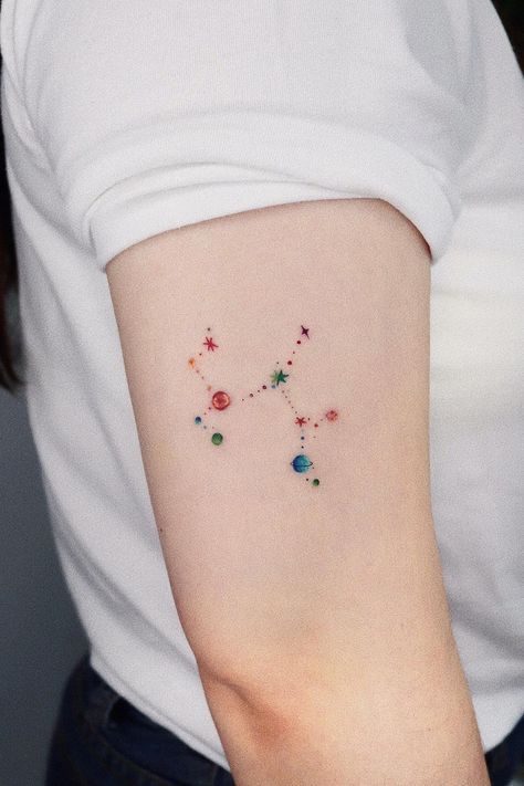 18 Best Sagittarius Tattoo Ideas Best Sagittarius Tattoos, Sag Tattoo Ideas, Sagittarius Tattoo Aesthetic, Sagittarius Tattoo Women, Sagitarrius Tattoo Women, Sagitarius Constalation Tattoo, Saggitarius Tattoo Unique For Women, Sagittarius Minimalist Tattoo, Sagittarius Moon Tattoo