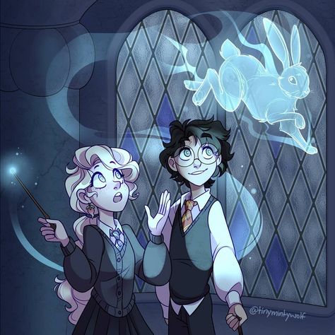 Minty ☆ on Instagram: “I have nothing else to post right now, so heres a piece I did a couple years ago for a harry potter zine! I still kinda like it 😌 ❌ do not…” Rolf Scamander Fan Art, Luna And Harry, Luna Lovegood Drawing, Luna Lovegood Art, Hogwarts Fanart, Warm Honey Blonde, Harry Potter Illustrations, Images Harry Potter, Harry Potter Artwork