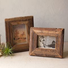 Farmhouse Tabletop Decor | Antique Farmhouse Shabby Chic Picture Frames, Rustic Photo Frames, Wood Photo Frame, Wooden Photo Frames, Shabby Chic Farmhouse, Picture Frame Sets, Chic Farmhouse, Wood Care, Wooden Picture Frames