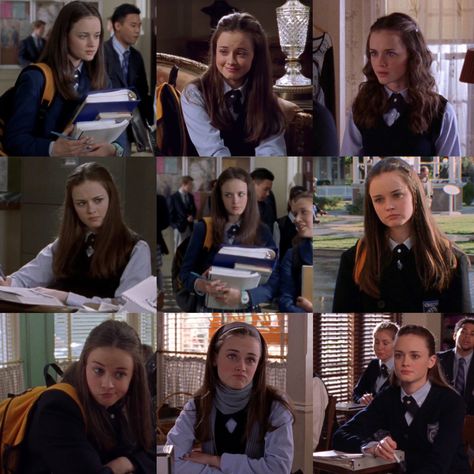 Rory Uniform, Rory Chilton Uniform, Rory Gilmore Uniform, Rory Gilmore Chilton Uniform, Chilton Uniform, Chilton Gilmore Girls, Lane Kim, Romanticizing School, Alexis Bledel