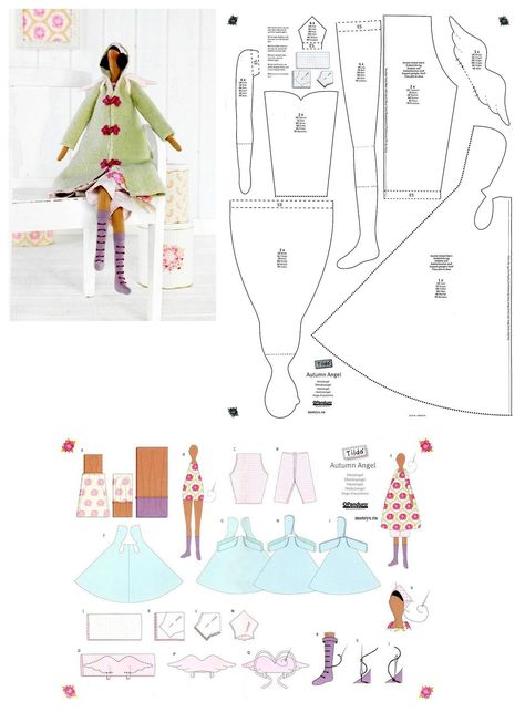 Tilda Friends Clothes Pattern, Empress Matilda, Doll Patterns Free, Paper Dolls Clothing, Dolls Pattern, Doll Clothes Patterns Free, Homemade Dolls, Rag Doll Pattern, Art Dolls Cloth