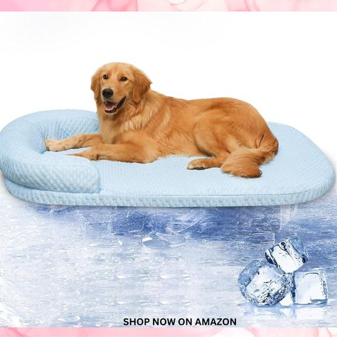 Dog Cooling Mat Memory Foam Cooling Fabric Dog Crate Bed with Pillow, Removable Washable Cover Dog Mattress for Large Medium Dogs and Cats Kennel Pad Pet Bed, 48’‘ x 30’‘
Amazon Affiliate Dog Mattress, Dog Cooling Mat, Dog Crate Bed, Cat Kennel, Crate Bed, Neck Support Pillow, Cervical Spine, Restorative Sleep, Neck Support