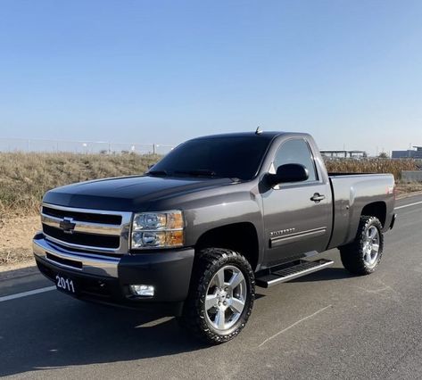 Silverado 2010, Chevy Silverado Single Cab, Silverado Single Cab, Chevy Trucks Lowered, Lifted Silverado, 2010 Chevy Silverado, Gmc Suv, Single Cab Trucks, 2007 Chevy Silverado