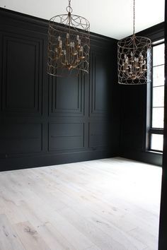 Tricorn Black, Black Paint Color, Driven By Decor, Perfect Paint Color, Black Dining Room, Dark Walls, Luxury Dining Room, Rooms Reveal, Lounge Decor