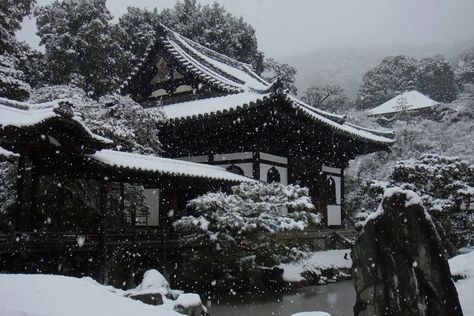 Shrine Wallpaper, Dark Temple, Snow In Japan, Winter In Japan, Japan Winter, Japanese Music, Japan Aesthetic, Aesthetic Japan, Kamikaze