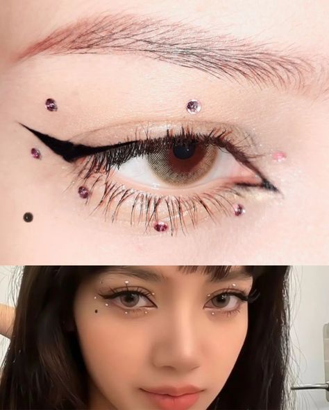 Lisa Eyes, Maquillaje Aesthetic, Lisa Blackpink Instagram, Korean Eye Makeup, Eye Stickers, Ethereal Makeup, Makeup Looks Tutorial, Makeup Styles, Eye Makeup Tips