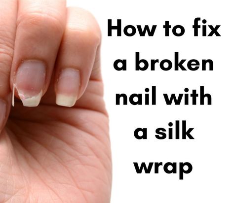 How to do a nail silk repair. Broke a nail? Don't panic! You can fix it with a nail silk wrap. In this post, i'll show you how to fix a nail. Silk Wrap Nails Diy, Split Nail Repair, Split Toenail, Fix Broken Nail, Silk Nails, Split Nails, Silk Wrap Nails, Yin Yang Designs, Homemade Facial Mask