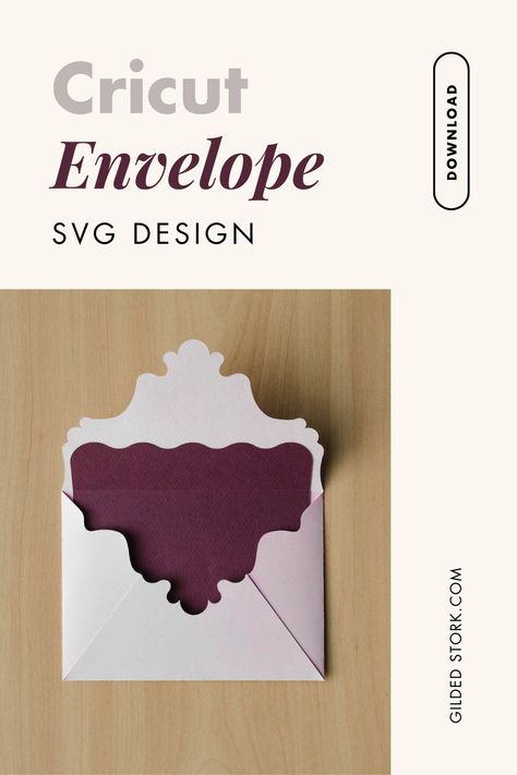 Cricut Envelope, Envelope Svg, Unique Envelopes, Wedding Shower Cards, Designs For Cricut, How To Make An Envelope, Machining Projects, Custom Envelopes, Cricut Cards