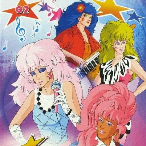 Jem And The Holograms Wallpaper, Jem Cartoon, Retro Drawings, Best 80s Cartoons, 80s Characters, 80's Theme, 80 Cartoons, 90s Stuff, Character Images