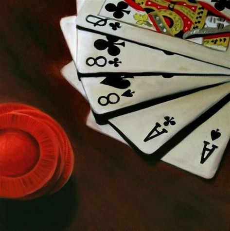 Poker Painting, Lauren Pretorius, Playing Cards Art, Ceramic Wall Art, Male Hands, Vegas Baby, Ap Art, Still Life Art, High Art