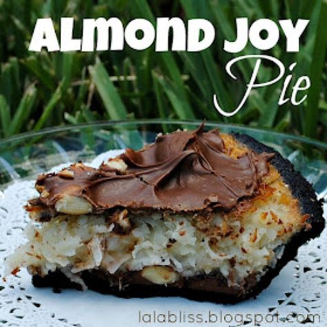 Almond Joy Pie, Brownie Desserts, Almond Joy, Pudding Desserts, A Piece Of Cake, Think Food, Delicious Pies, Piece Of Cake, Pie Dessert