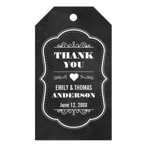 Wedding Thank You Favor Chalkboard Gift Tags New Year Chalkboard, Chalkboard Gift Tags, Chalkboard Theme, Couple Presents, Wedding Gift Tags, Christmas Happy New Year, Chalkboard Wedding, Personalized Gift Tags, Wedding Favor Tags