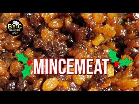 Christmas pudding or mince pies MINCEMEAT How to make Mincemeat - YouTube How To Make Mincemeat, Mincemeat Pie Filling, Mincemeat Pie, Mince Pies, Cake Slice, British Food, Christmas Pudding, Pie Filling, Bars Recipes