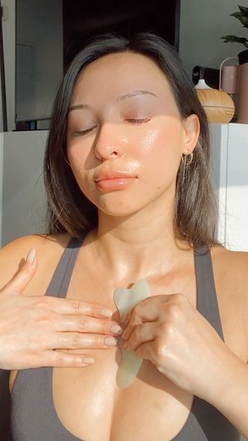 Gua Sha Chest, Chest Wrinkles, Gua Sha Massage, Healthy Lifestyle Quotes, Muscle Relief, Old Chest, Muscle Tension, Gua Sha, Skin Firming