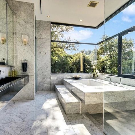 #bathroom #goals #inspo #ideas #modern #interiordesign #deco #details #view Luxury Bathroom Master, Master Baths, Luxury Bathroom Master Baths, Bathroom Master, Modern Bathroom Cabinets, Sick Designs, Home Decor Colors, Ikea Home, Mansions Luxury