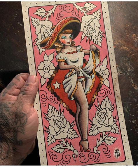 Cowgirl Tattoos, Traditional Tattoo Old School, Tattoo Apprenticeship, Tattoo Posters, Sailor Jerry Tattoos, Skateboard Art Design, Tattoo Signs, Flash Sheet, Tattoo Flash Sheet