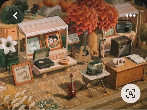 Vintage Record Shop, Cottage Core Animal Crossing, Acnh Cottagecore, European Village, Animal Crossing Guide, Animal Crossing Wild World, Island Theme, Animal Crossing Villagers, Stall Designs