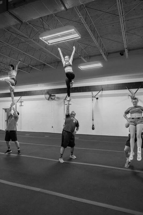 College cheerleading stunting coed lib one arm Cheerleading Stunting, Cheer Season, College Cheerleading, Cheerleading Stunt, Personal Brand, 2024 Vision, Pet Mat, Cat Litter, Personal Branding