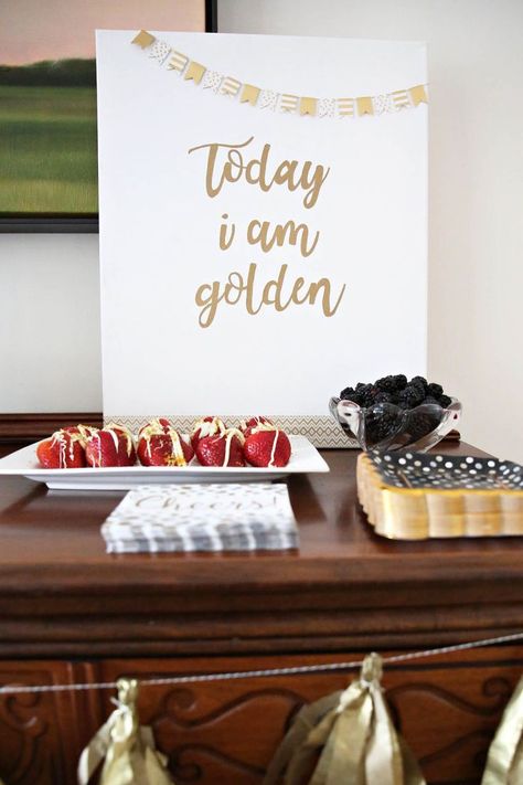 2nd Golden Birthday, Golden 1st Birthday, Golden Birthday Themes, Golden Birthday Ideas, Birthday Thoughts, Golden Birthday Party, Golden Birthday Parties, Golden Party, 17th Birthday Ideas