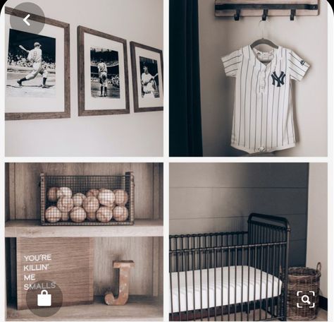 Baseball Themed Nursery, Baseball Nursery Theme, Vintage Baseball Nursery, Vintage Sports Nursery, Baby Boy Baseball, Baseball Bedroom, Baseball Nursery, Boy Nursery Themes, Baseball Room