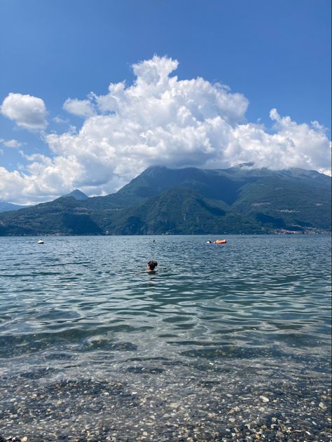 Jurassic views, lake como swimming, summer in Italy Lake Como Swimming, Lake Swimming, Summer In Italy, Summer Lake, Italian Summer, Summer Dream, Lake Como, Summer 2024, Madrid