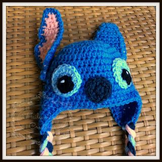 Hailee Lynn Creates: Stitching Stitch. Lilo and Stitch Crochet Hat Crochet Stitch Hat Pattern, Disney Crochet Hats, Crochet Baby Diaper Cover, Alien Hat, Crochet Characters, Crochet Cat Bed, Crochet Character Hats, Stitch Ears, Crafts For Preschoolers