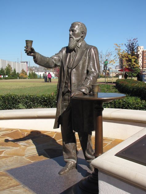 John Stith Pemberton John Pemberton, Beards, Garden Sculpture, Lion Sculpture, Statue, Sculpture, History, Outdoor Decor, Art