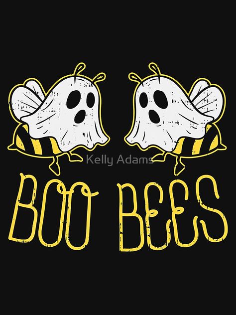 "Boo Bees Funny Halloween Matching Couple Costume For Her" T-shirt by vantovn | Redbubble Boo Bees Svg, Diy Halloween Shirts, Bumble Bee Art, Bee Nails, Boo Bees, Bee Svg, Halloween Matching, Couple Costume, Ghost Tattoo