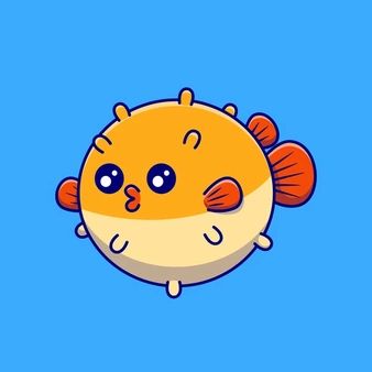 Catalyststuff | Freepik Puffer Fish Cartoon, Cute Puffer Fish, Elsword Ara, Nature Icon, Fish Cartoon, Fish Icon, Fish Illustration, Puffer Fish, Vector Icons Illustration