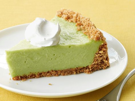 Get this all-star, easy-to-follow Avocado Pie recipe from Food Network Kitchen Avocado Recipes Dessert, Avocado Pie, Avocado Cheesecake, Traditional Thanksgiving Recipes, Lime Pie Recipe, Avocado Dessert, Avocado Cream, Keto Pancakes, Keto Cheesecake