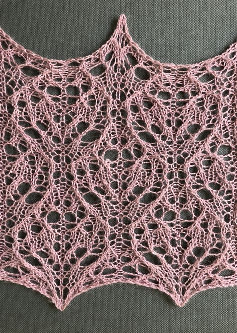 Lace Knitting Stitches, Lace Knitting Patterns, Scarf Knitting Patterns, Knit Stitch Patterns, Knitting Charts, Knitting Techniques, Knit Or Crochet, Pattern Free, Lace Patterns