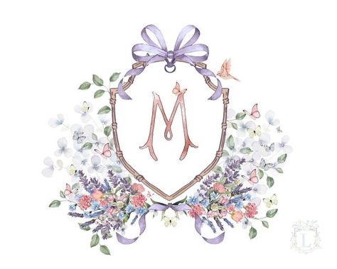 Calligraphy Artist, Watercolor Monogram, Vintage Paper Background, Wedding Crest, Minimalist Watercolor, Wedding Plates, Adobe Illustrator Tutorials, Hello Kitty Backgrounds, Baby Themes