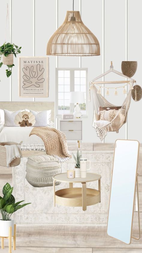 🤎 #bedroominspo #bedroominspiration #bedroomideas #preppy #preppybedroom #boho #bohoroom Dream House Bedroom, Girls Room Design, Beachy Room, White Room Decor, Holiday Room, Preppy Room Decor, Preppy Room, Redecorate Bedroom, Room Design Bedroom