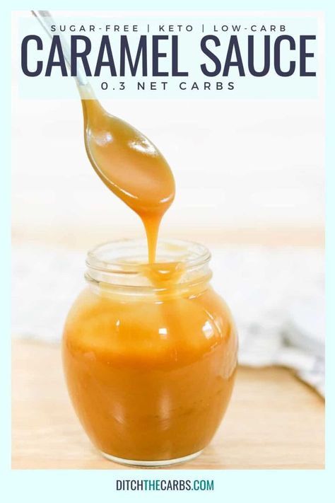 Keto Bakes, Keto Sauce, Keto Condiments, Salted Caramel Sauce Recipe, Tartiflette Recipe, Caramel Sauce Recipe, Sauces Recipes, Keto Sauces, Keto Baking